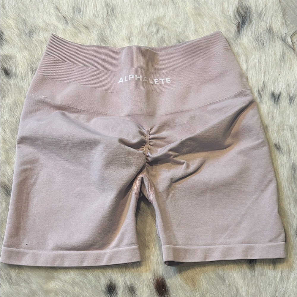 Alphalete Women's Mauve Bike Shorts